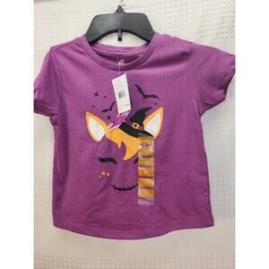 ADTN Girls Halloween Tshirt Short Sleeve Pumpkin
